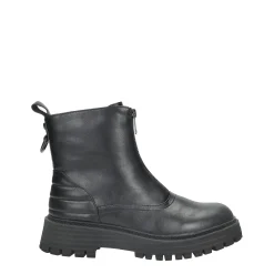 Anfibi con zip frontale.Tacco alto 4cm