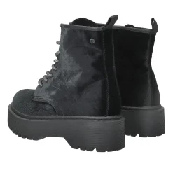 Anfibi con zip frontale.Tacco alto 4cm