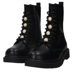 Anfibi stringati con gioiello