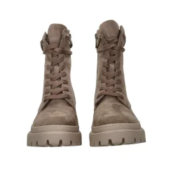 Anfibi stringati.Tacco alto 4cm