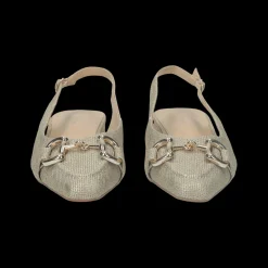 Ballerine slingback con cinturino in fibbia