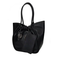 Borsa a spalla arricciata