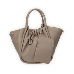 Borsa a spalla arricciata