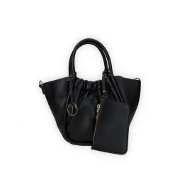 Borsa a spalla arricciata