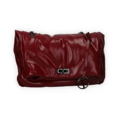 Borsa a spalla con chiusura.