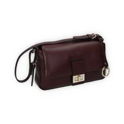 Borsa a tracolla con patta e chiusura