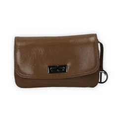 Borsa a tracolla con patta e chiusura