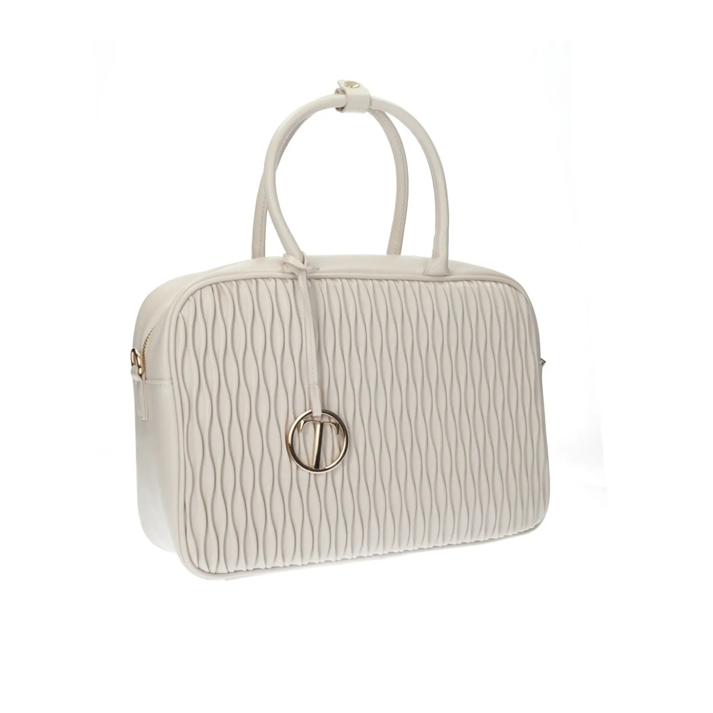 Borsa cartellina con doppi manici