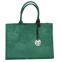 Borsa pied-de-poule beige e marrone