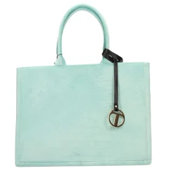 Borsa pied-de-poule beige e marrone