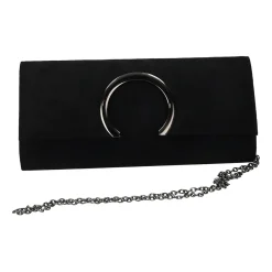 Borsa pochette con catena