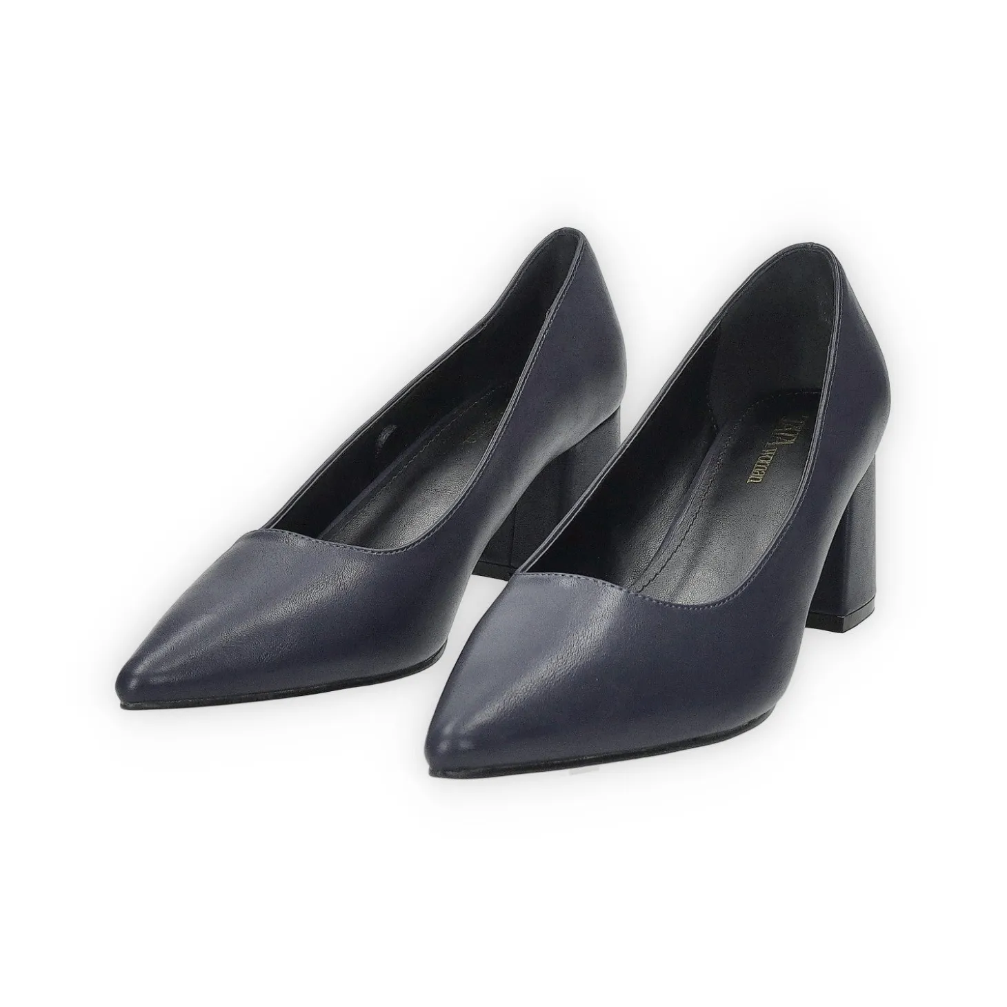 Décolleté a punta con tacco