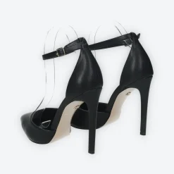 Décolleté con cinturino alla caviglia. Tacco alto 10cm