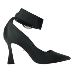 Décolleté con fibbia in giiello.Tacco alto 10cm