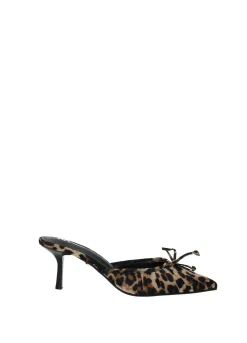 Décolleté con stampa animalier