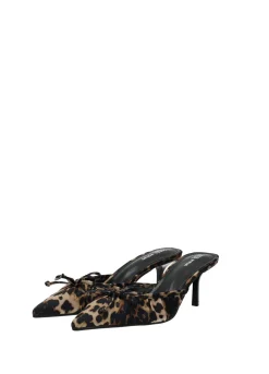 Décolleté con stampa animalier