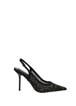 Décolleté con stampa animalier