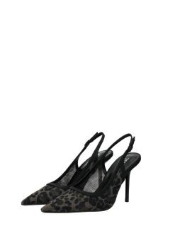 Décolleté con stampa animalier