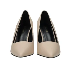 Décolleté con tacco a rocchetto. Tacco alto 9.5cm