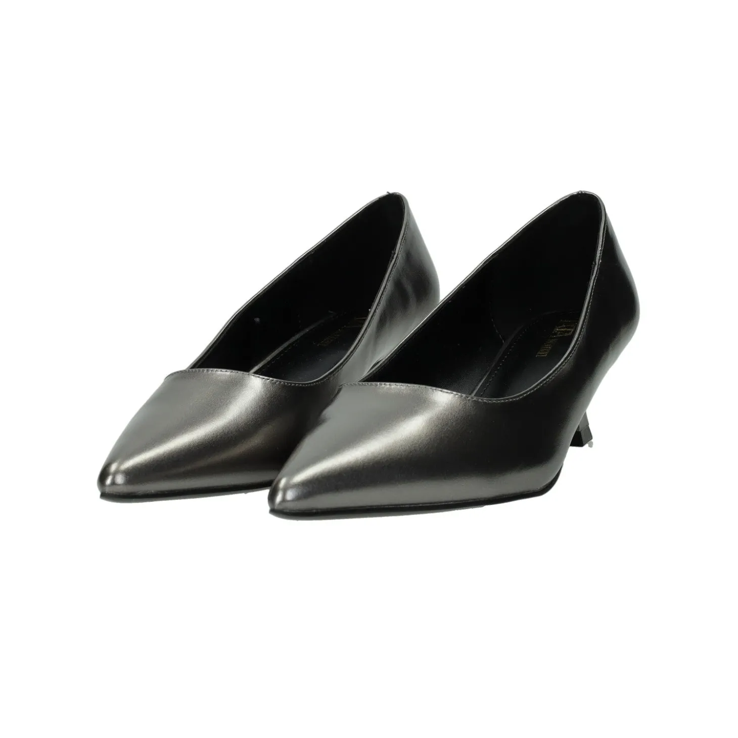 Décolleté effetto metallizzato.Tacco alto 5.5cm