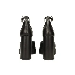 Décolleté glitterate con doppio plateau. Made in Italy. Tacco alto 11cm