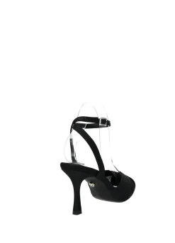 Décolleté in raso e rete