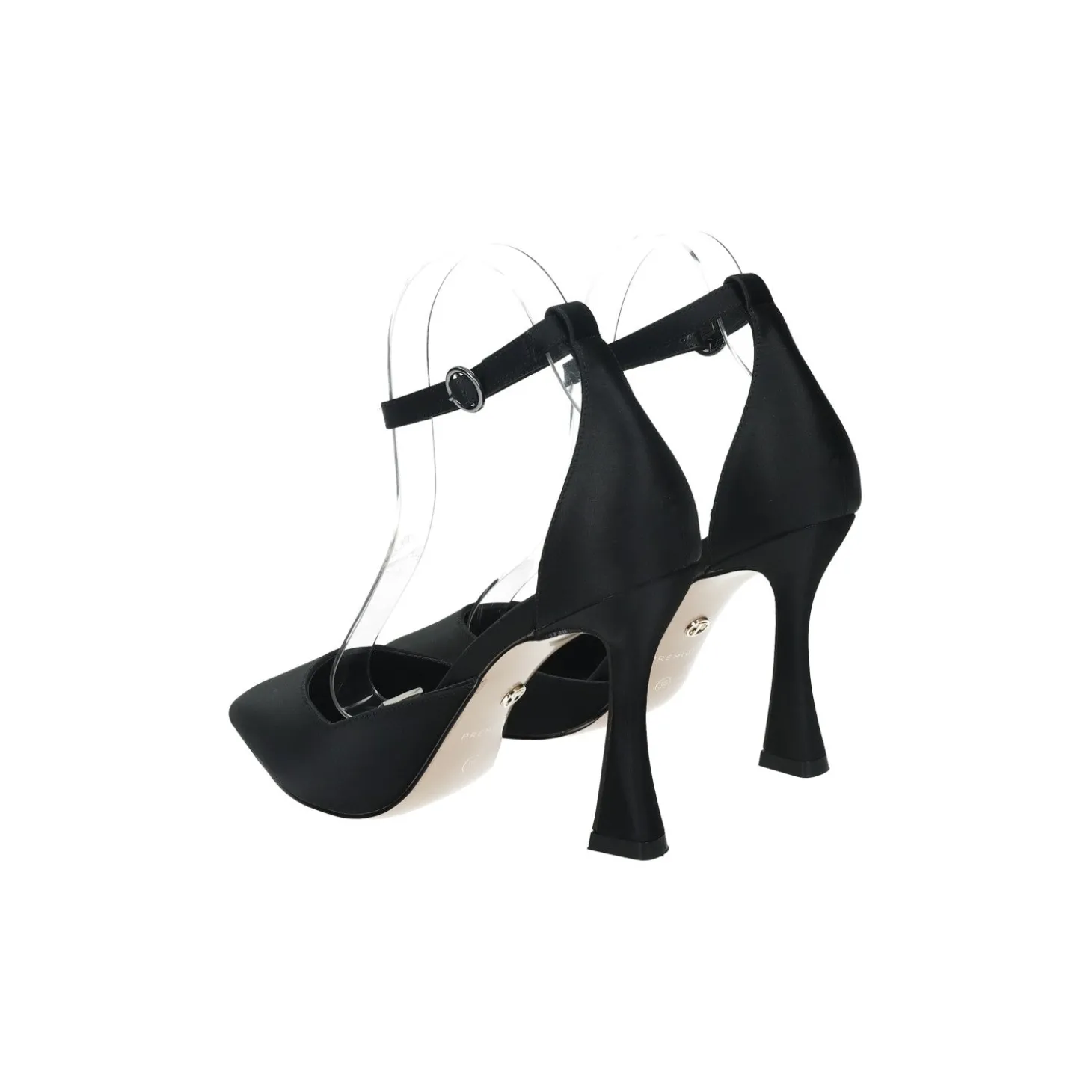 Décolleté in tessuto morbido. Tacco alto 10cm