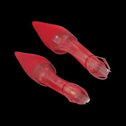 Décolleté slingback. Tacco alto 6cm