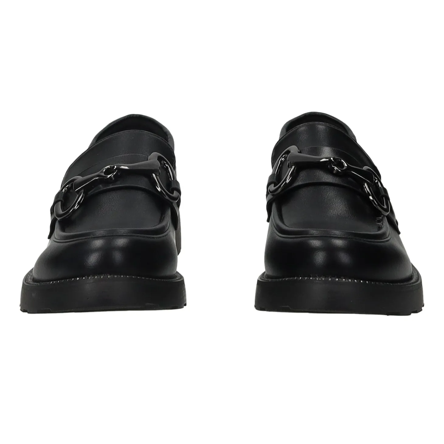 Mocassini con fibbia. Tacco alto 3cm