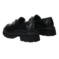 Mocassini con morsetto in strass.Tacco alto: 3cm