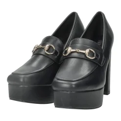 Mocassini con morsetto. Tacco alto 12cm