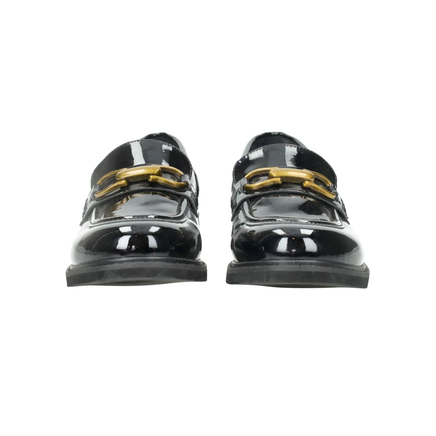 Mocassini con morsetto.Tacco alto 3cm