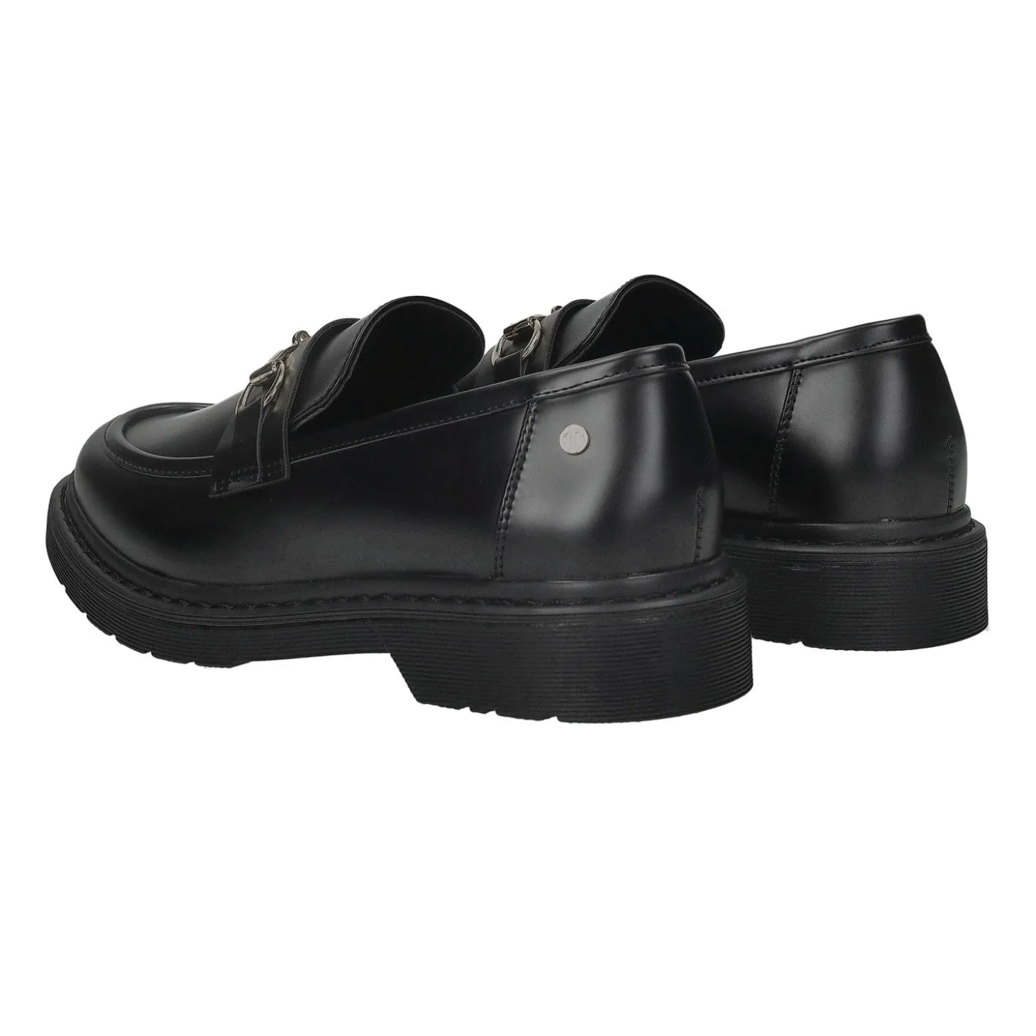 Mocassini con morsetto.Tacco alto 3 cm