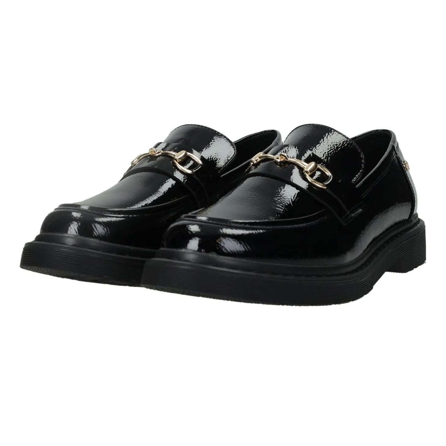 Mocassini con morsetto.Tacco alto 3 cm