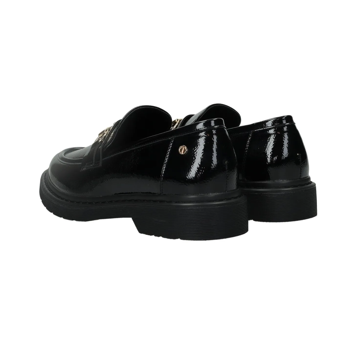 Mocassini con morsetto.Tacco alto 3 cm