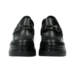 Mocassini donna con morsetto. Tacco alto 6 cm