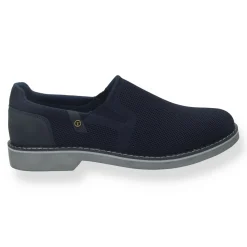 Mocassini in tessuto stretch. sottopiede in Memory Active