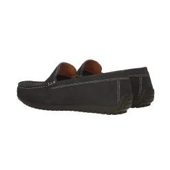 Mocassini in pelle scamosciata