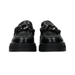 Mocassini in vera pelle con morsetto