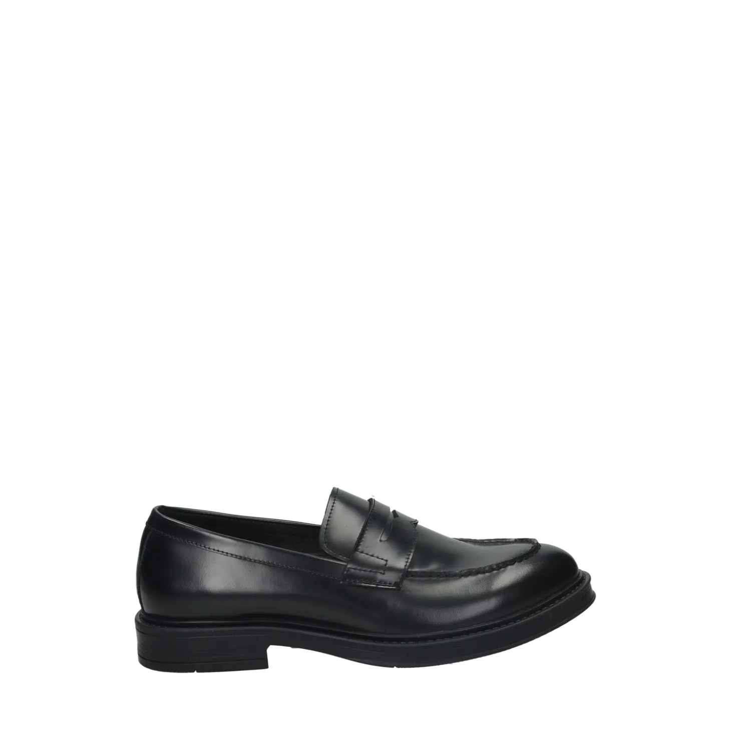 Mocassini in vera pelle con suola in gomma