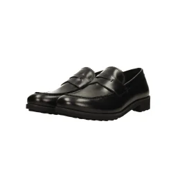 Mocassini in vera pelle. suola in gomma