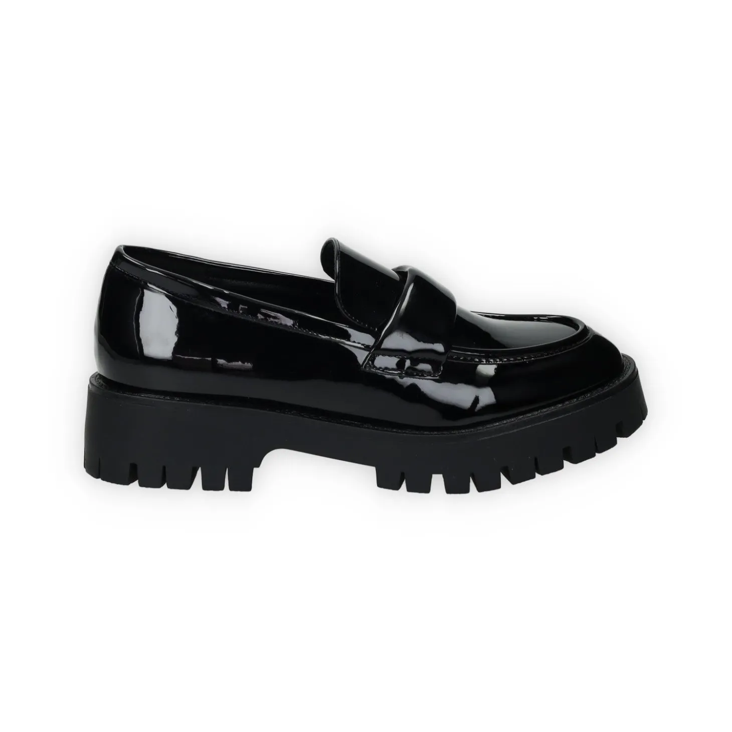 Mocassini in vernice