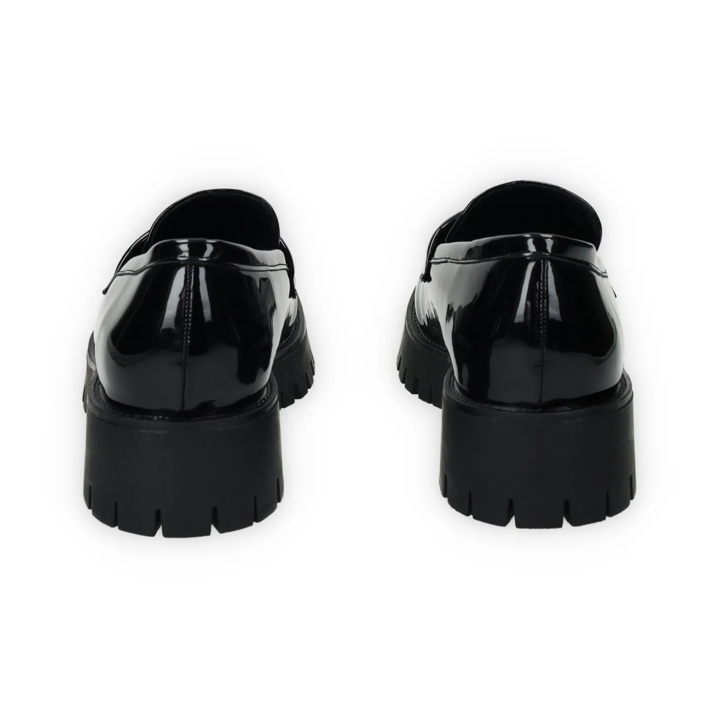 Mocassini in vernice