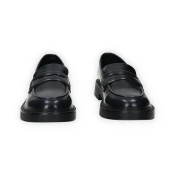 Mocassini in vernice con fondo alto 3cm