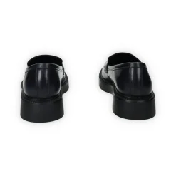 Mocassini in vernice con fondo alto 3cm