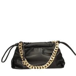 Pochette con catenina dorata