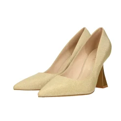 Pumps glitterate. Tacco piramidale alto 9cm