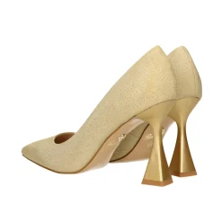 Pumps glitterate. Tacco piramidale alto 9cm