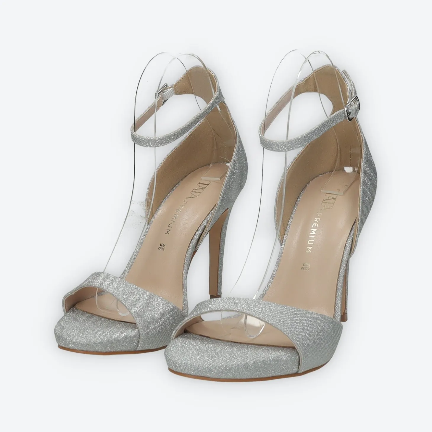 Sandali in strass.Tacco alto 10cm