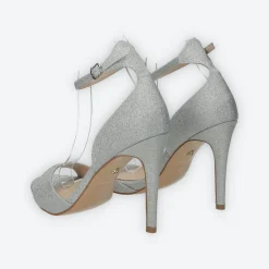 Sandali in strass.Tacco alto 10cm